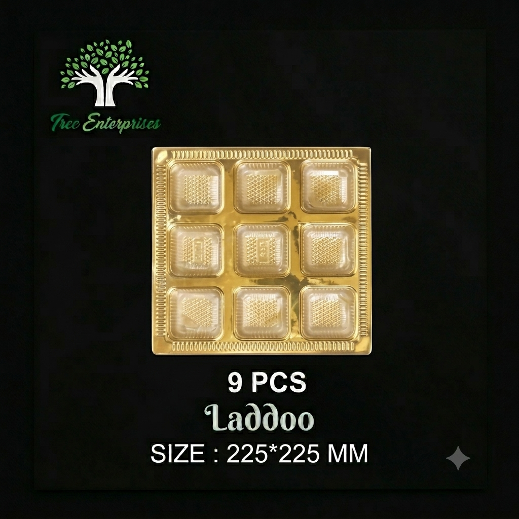 9PCS LADDOO SIZE 225X225MM